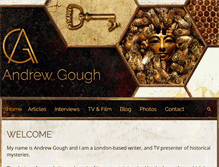 Tablet Screenshot of andrewgough.co.uk
